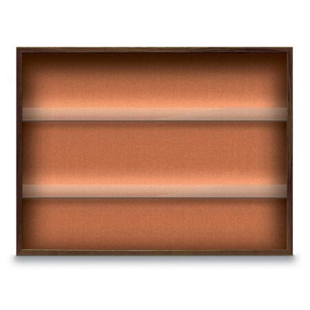 United Visual Products Outdoor Enclosed Combo Board, 48"x36", White Frame/Grey & Keylime UVCB4836ODW-GREY-KEYLIME